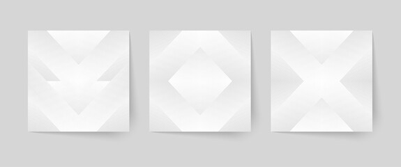 Set of geometric seamless striped patterns. Stylish monochrome symmetric ornaments. Modern vector design elements.