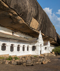 Wall Mural - Buddhist temple in the mountains in Sri Lanka