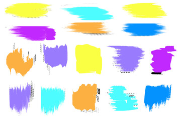 Aufkleber - splash watercolor. Grunge texture. Brush  strokes texture. Vector paint. Stock image. EPS 10.