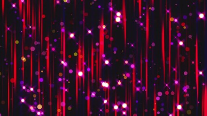 Poster - Colorful shiny rain, computer generated. 3d rendering of luxury art backdrop
