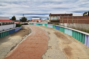 Canvas Print - The river in Punta Arenas, Patagonia, Chile