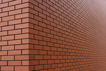 Red Brick Wall Corner