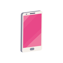 Fototapete - isometric white smartphone icon vector design