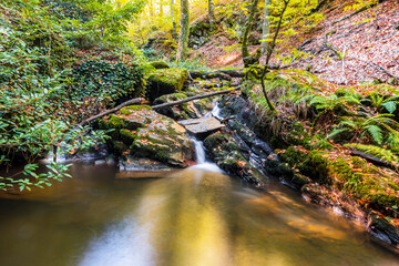 Dagpinar Waterfall in Bursa City of Turkey