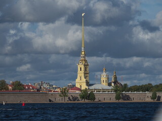 Wall Mural - peter and paul fortress in St. petersburg