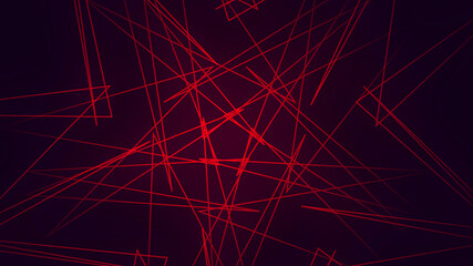 Aufkleber - Abstract red line art texture background . 