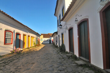 Wall Mural - Paraty or Parati - well preserved Portuguese colonial and Brazilian Imperial city  located on the Costa Verde.