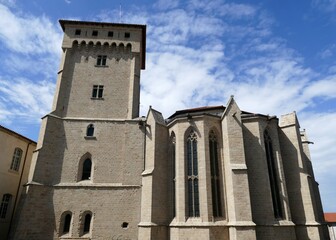 La tour Clémentine et l’abside de l’abbatiale Saint-Robert de La Chaise-Dieu