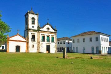 Wall Mural - Paraty or Parati - well preserved Portuguese colonial and Brazilian Imperial city  located on the Costa Verde.