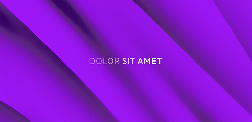 Background of luxurious purple cloth.Modern pattern. 3d vector illustration for design.