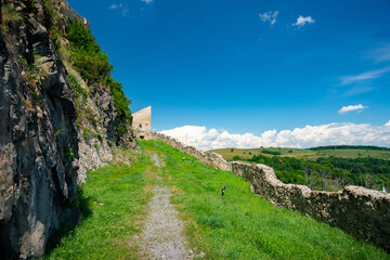 Wall Mural - on vacation we visit the medieval fortress on a beautiful summer day