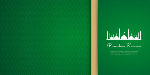 Ramadan kareem concept with a combination of shining hanging gold stars, golden crescent moon and sparcles. Vector design for web, site haeder, greeting banner, etc. 