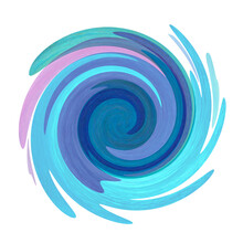 Twisted Swirl Colorful Purple Teal Blue Green Color Stain Background