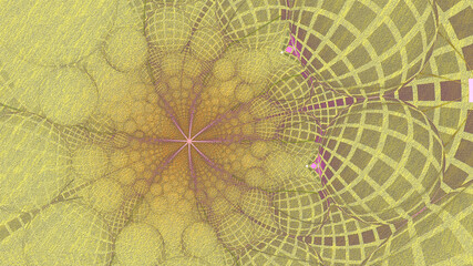 3d effect - abstract fractal pattern