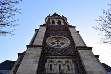 Canvas Print - alte Steinkirche in Burgbrohl