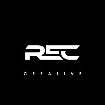 REC Letter Initial Logo Design Template Vector Illustration
