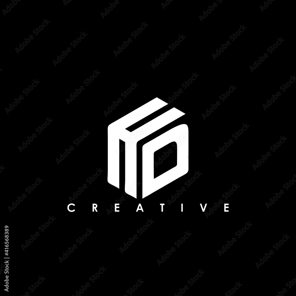 HD Letter Initial Logo Design Template Vector Illustration Stock Vector ...