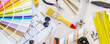 © Milena - home improvement and renovation concept - construction tools and items. selective focus.