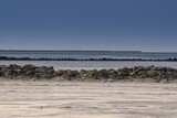 Fototapeta  - blue sky over the north sea