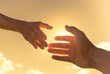 © kieferpix - Hand reaching out to help. Giving a helping hand, and support concept.