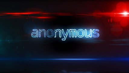 Anonymous abstract 3d illustration
