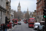 Fototapeta Londyn - Big Ben, Elizabeth Tower, Londres, ambiance dans la ville