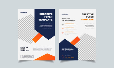 Wall Mural - set of abstract colorful vector design template for flyer brochure cover poster annual report, geome
