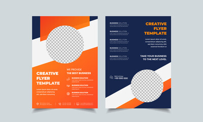 Wall Mural - set of abstract colorful vector design template for flyer brochure cover poster annual report, geome