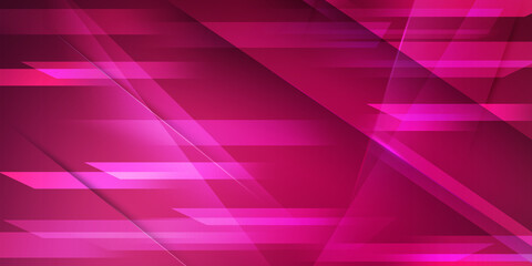 Poster - Red and Purple Shapes Abstract Background Concept. Modern shapes and stripes pink abstract backdrop wallpaper