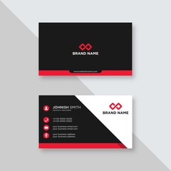 Modern professional business card design vector