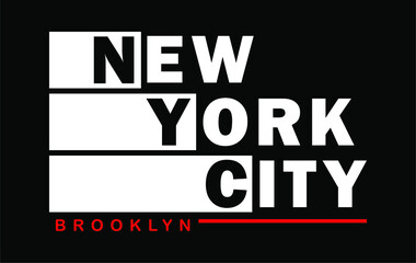 Naklejka na meble new york city typography for print t shirt