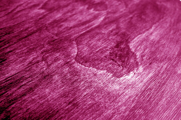 Wall Mural - Wooden board texture with blur effect in pink tone.