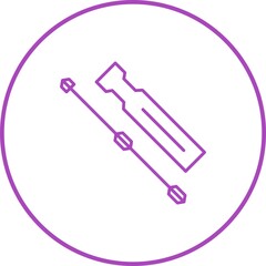 Sticker - Unique Screwdriver Line Vector Icon