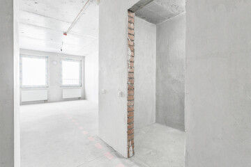 new apartment without finishing