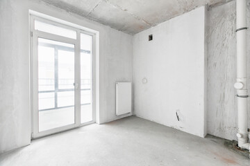 new apartment without finishing