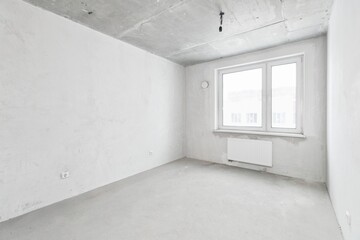 new apartment without finishing