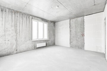new apartment without finishing