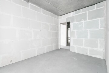 new apartment without finishing