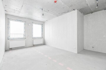 new apartment without finishing