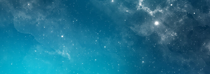 Wall Mural - nice blue stars galaxy sky background banner backgrounds night sky with stars