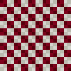 Poster - Raspberry Tile. Vector tile pattern. Chess raspberry pattern.