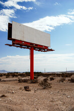 Billboard In The Desert Ready For Copy