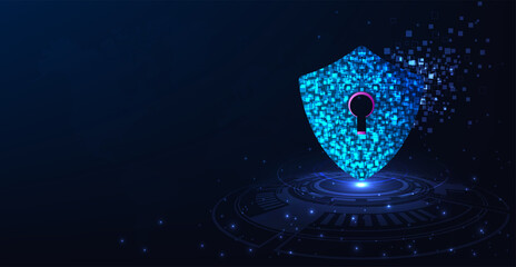Poster - Cyber attack concept.