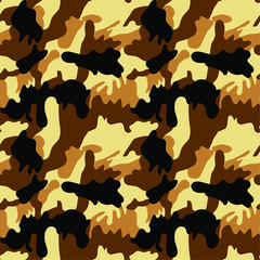 military camouflage seamless pattern