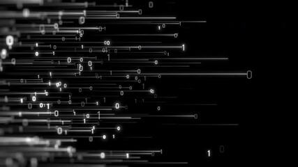 Wall Mural - data communication lines background