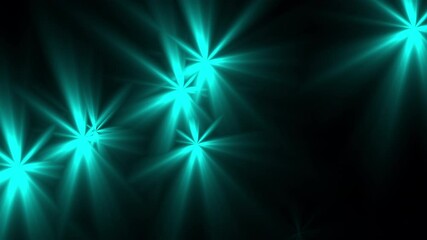 Poster - Computer generated many fashion flashes of light. Effect dynamic lighting with rays. 3d rendering disco backdrop