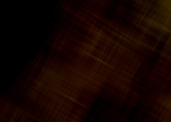 Dark brown texture design in diagonal blurred lines, vignette banner with black corners and rays