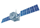 Fototapeta  - space orbital satellite