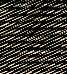 Poster - Minimalist diagonal lines abstract background in black and beige