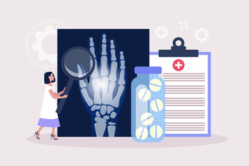 Wall Mural - Rheumatology concept